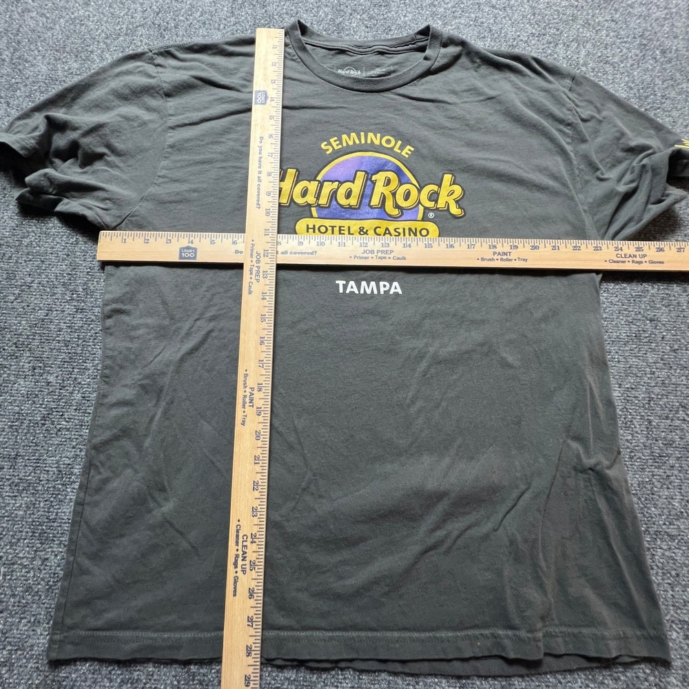 Hard Rock Hotel Casino Tampa T-Shirt Mens XXL Gray Graphic Tee Seminole Unity - Picture 3 of 7